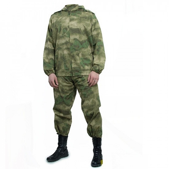 Tactical Russian KZM-4 Moss uniform Army military suit with hood Airsoft Modern Camo uniform