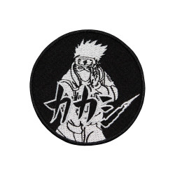 Naruto Anime Kakashi Logo Embroidered Sew-on / Iron-on / Velcro Patch Naruto Anime Kakashi Logo Embroidered Sew-on / Iron-on / Velcro Patch