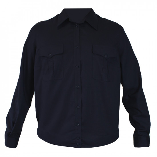 Russian military dark blue long-sleeved shirt for Naval Fleet Officers