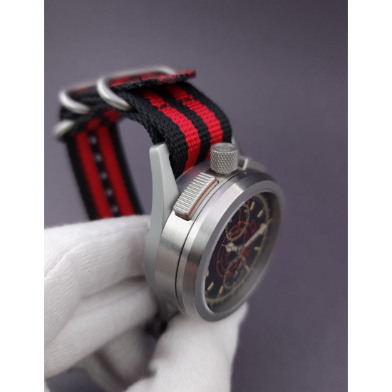 "Military gamble" Original wristwatch Genuine Soviet military watch Stainless Steel Rare limited edition USSR type wrist watch Vintage retro design