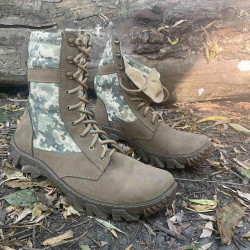 "Sprint-3" Ukrainian Urban Boots: Pixel Camo Tactical Footwear "Sprint-3" Ukrainian Urban Boots: Pixel Camo Tactical Footwear