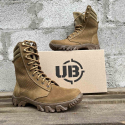 Professional 'Sprint' Beige Boots: Durable Nubuck Leather Ukrainian Military Summer Footwear - Lightweight and Reliable Professional 'Sprint' Beige Boots: Durable Nubuck Leather Ukrainian Military Summer Footwear - Lightweight and Reliable