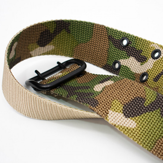 Cinturón táctico Multicam para hombre: diseño de camuflaje moderno para trabajar, cazar y acampar Cinturón táctico Multicam para hombre: diseño de camuflaje moderno para trabajar, cazar y acampar