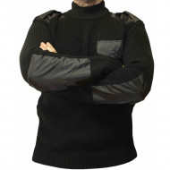 Winter black warm airsoft tactical sweater for fishing and hunting Winter black warm airsoft tactical sweater for fishing and hunting