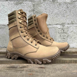 "Sprint" Beige Mesh Boots: Ukrainian Military Desert-Type Tactical Footwear - Lightweight and Durable Summer Boots for Men, Ideal for Hiking and Work. "Sprint" Beige Mesh Boots: Ukrainian Military Desert-Type Tactical Footwear - Lightweight and Durable Summer Boots for Men, Ideal for Hiking and Work.