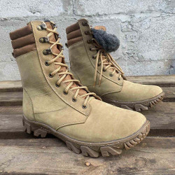Sprint Beige-1 Tactical Winter Boots: Modern Urban Nubuck Footwear for the Ukrainian Army  Sprint Beige-1 Tactical Winter Boots: Modern Urban Nubuck Footwear for the Ukrainian Army
