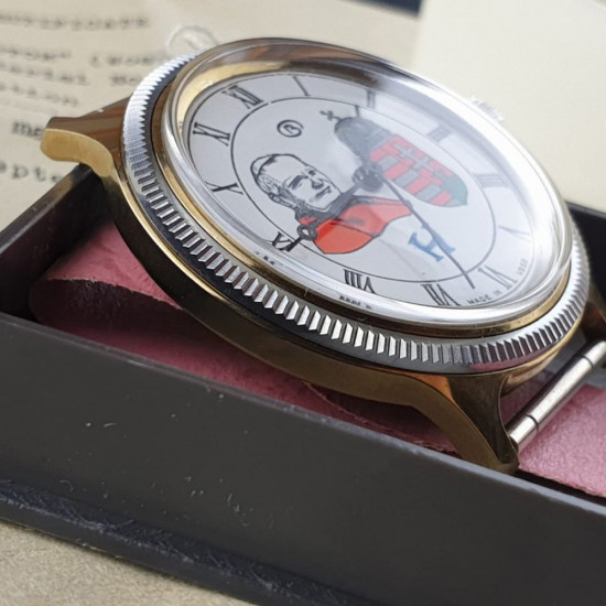 Reloj soviético vintage "Papa Juan Pablo II" Original "Vostok" reloj de pulsera soviético mecánico Reloj de pulsera de la URSS con documentos Regalo vintage soviético