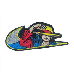 One Piece Luffy Patch with Nike logo Sew on / Iron on /Velcro One Piece Luffy Patch with Nike logo Sew on / Iron on /Velcro