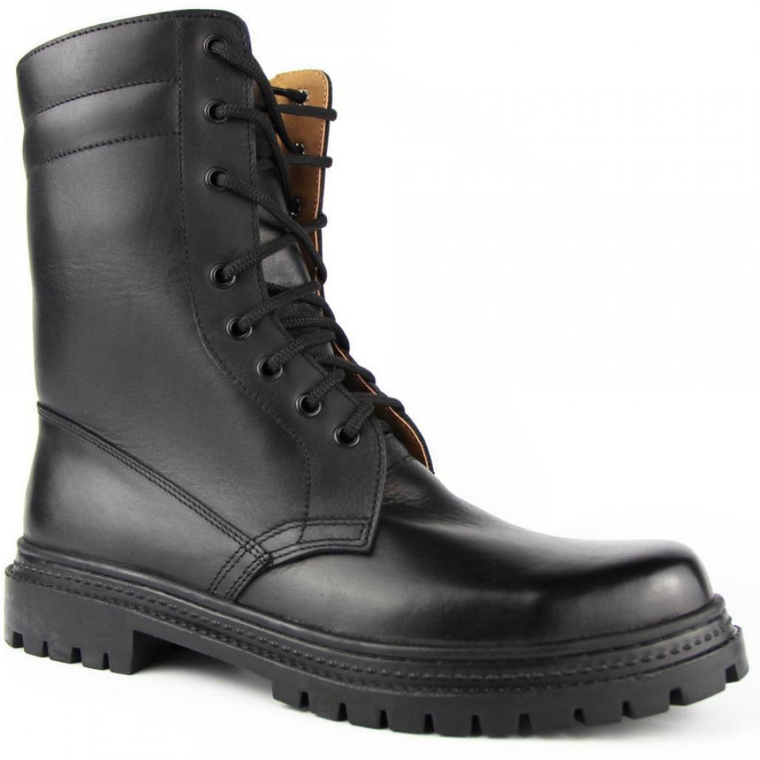 Ukrainian Army Boots “Nator R” | Black Tactical Leather Winter High ...