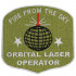Helldivers 2 Orbital Laser Operator patch Sew / Iron on / Velcro