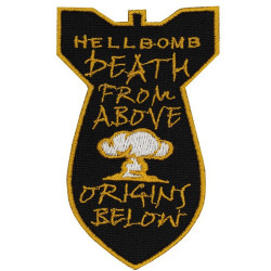Helldivers 2 patch Hellbomb patch Sew / Iron on / Velcro Helldivers 2 patch Hellbomb patch Sew / Iron on / Velcro