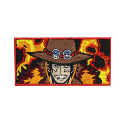One Piece Portgas D. Ace Fire Fist Patch Sew on / Iron on /Velcro One Piece Portgas D. Ace Fire Fist Patch Sew on / Iron on /Velcro