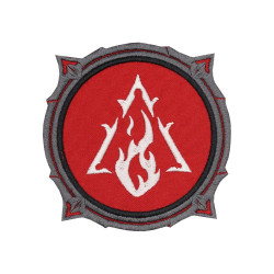 Sorcerer Class Diablo 4 Embroidered Sew on / Iron on / Velcro Patch Sorcerer Class Diablo 4 Embroidered Sew on / Iron on / Velcro Patch