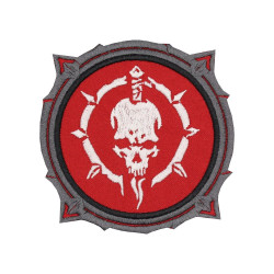 Necromancer Class Diablo 4 Embroidered Sew on / Iron on / Velcro Patch Necromancer Class Diablo 4 Embroidered Sew on / Iron on / Velcro Patch