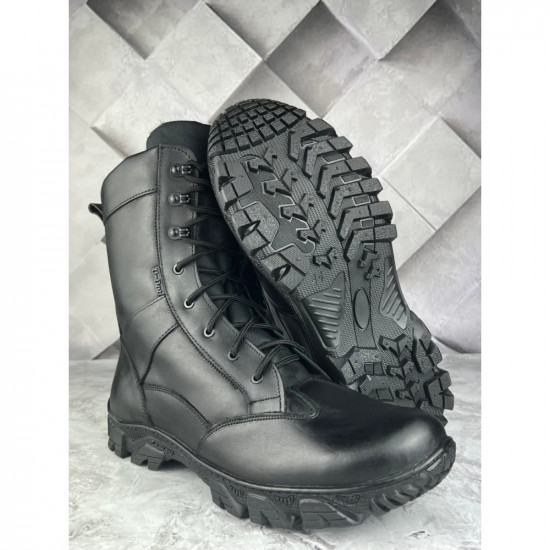 Military Boots “Typhoon” Black Winter Combat Boots | Tactical Urban Leather Footwear Military Boots “Typhoon” Black Winter Combat Boots | Tactical Urban Leather Footwear