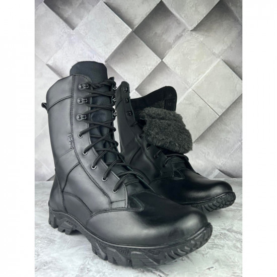 Military Boots “Typhoon” Black Winter Combat Boots | Tactical Urban Leather Footwear Military Boots “Typhoon” Black Winter Combat Boots | Tactical Urban Leather Footwear