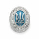 Ukrainian Army Cockade Set | Golden, Silver & Black Military Cap Badges with Trident Emblem Ukrainian Army Cockade Set | Golden, Silver & Black Military Cap Badges with Trident Emblem