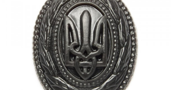 Trade Winds Ukraine Commander Shield Lapel Pin – Enamel Alloy, Motorcycle Hat Cap Pin