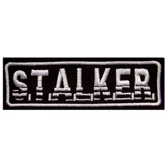   stalker game embroidery stripe patch 108