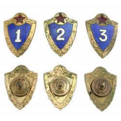 1940-50 soviet (russia) hot enamel brass badges kit 1940-50 soviet (russia) hot enamel brass badges kit
