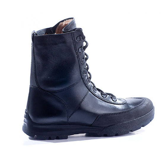 Botas tácticas de invierno cálido de cuero Airsoft "cobra" 12034