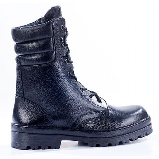 Bottes d`assaut tactiques d`hiver chaudes de cuir russes omon 700