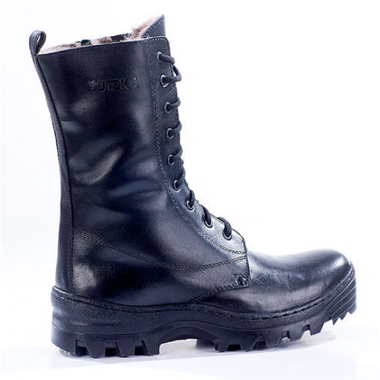 Airsoft leather warm winter tactical boots "aviator" 79