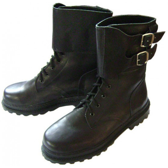 Airsoft Tactical winter leather boots with fur inside