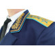 Soviétique / le colonel général d`aviation russe font étalage de l`uniforme