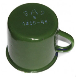 Genuine Soviet cup Enamel   Vintage mug Genuine Soviet cup Enamel   Vintage mug