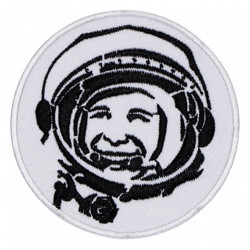 Sowjetischer Kosmonaut Yuri Gagarin Patch Handgemachte Stickerei zum Aufnähen Sowjetischer Kosmonaut Yuri Gagarin Patch Handgemachte Stickerei zum Aufnähen
