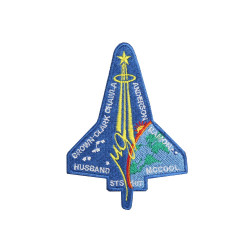 NASA Space Shuttle STS-107 Patch Handgemachte Stickerei zum Aufnähen NASA Space Shuttle STS-107 Patch Handgemachte Stickerei zum Aufnähen