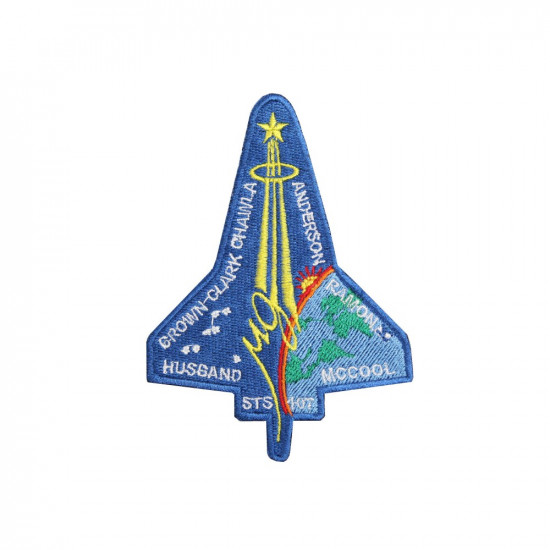 Patch de la navette spatiale NASA STS-107 broderie à coudre à la main