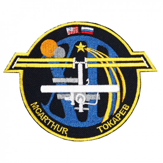 宇宙ミッションソユーズエクスペディション12国際宇宙ステーションパッチスリーブ刺繡