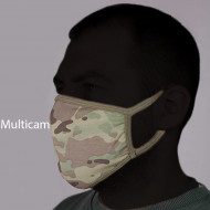 Set of 3 Face Protection Masks Knitwear Camouflage Army Set of 3 Face Protection Masks Knitwear Camouflage Army