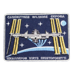 Expedition 42 the International Space Station Patch handmade embroidery Expedition 42 the International Space Station Patch handmade embroidery