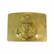Golden belt buckle of USSR Navy Fleet sailors Soviet marines   Golden belt buckle of USSR Navy Fleet sailors Soviet marines