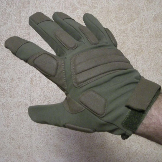 Gants d'olive des forces spéciales militaires de l'équipement tactique russe