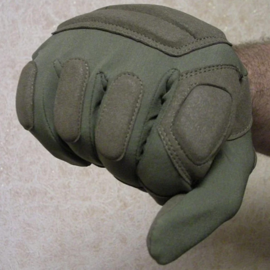 Gants d'olive des forces spéciales militaires de l'équipement tactique russe