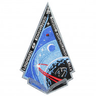 ISS Expedition 45 Space Mission Sojus Patch Handgenähte Stickerei zum Aufnähen ISS Expedition 45 Space Mission Sojus Patch Handgenähte Stickerei zum Aufnähen