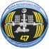 ISS Expedition 47 Spaceflight Mission Sojus Patch handgefertigte Stickerei