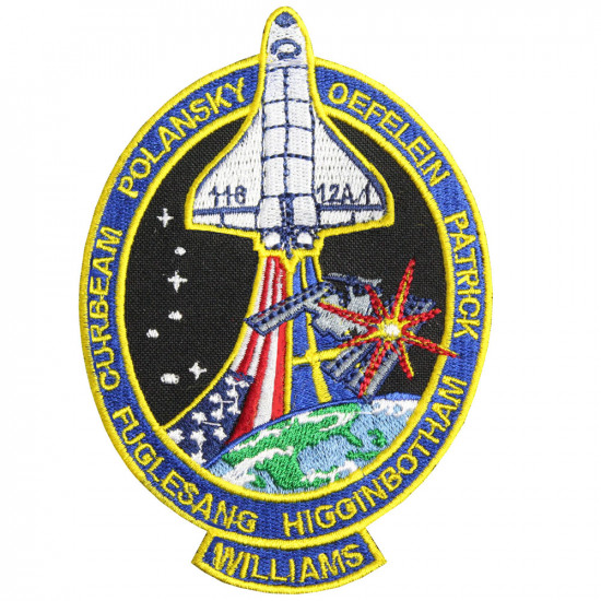 STS-116NasaスペースシャトルディスカバリーISSミッションスリーブパッチ