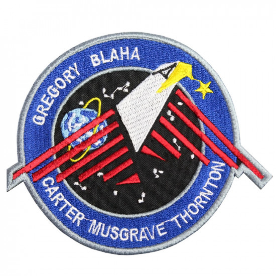 STS-33NASAスペースシャトルUSADoDミッションパッチスリーブ刺繡