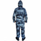 Tactical Blue Moss camo Uniform MPR-71camouflage suit Airsoft uniform with hood