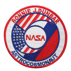 NASA Astronaut Scientist Bonnie J. Dunbar Stickerei mit Patch-Ärmeln NASA Astronaut Scientist Bonnie J. Dunbar Stickerei mit Patch-Ärmeln