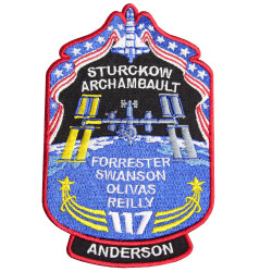 STS-117 ISS Space Shuttle Atlantis Mission NASA Patch-Ärmelstickerei STS-117 ISS Space Shuttle Atlantis Mission NASA Patch-Ärmelstickerei