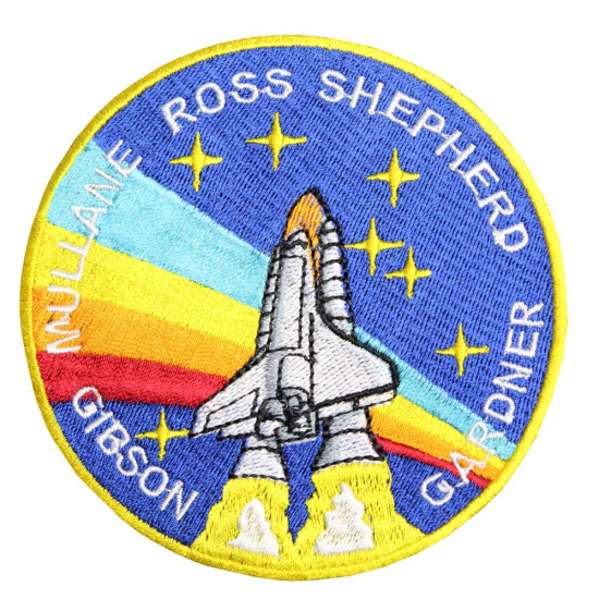 STS-27 Transbordador espacial Atlantis NASA DoD Mission Patch bordado en la manga