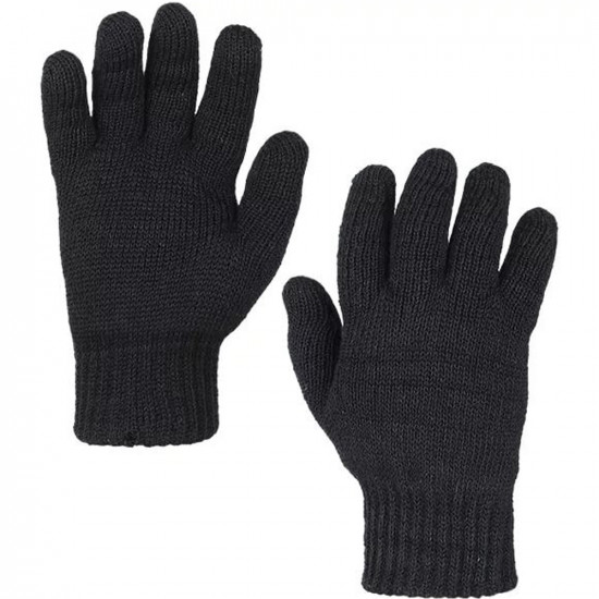 Tactical Naval Fleet woolen black gloves