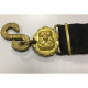 Cinturón de flota naval con cinturón de "Leones tristes" con daga Percha de la Unión Soviética del RKKF URSS VMF