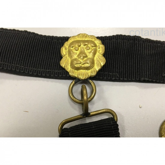 Ceinture de la flotte navale Ceinture "Sad Lions" avec poignard Cintre Union soviétique du RKKF URSS VMF